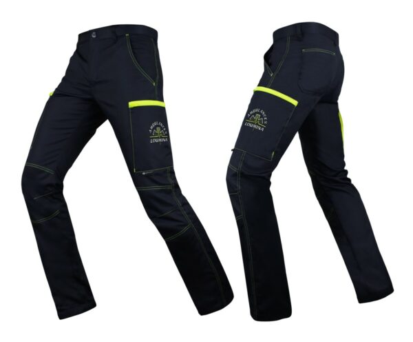 Pantalon ambulancier ULTIMATE Marine/Jaune fluo