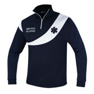 Sweat AMBULANCE Évolution Marine/Blanc