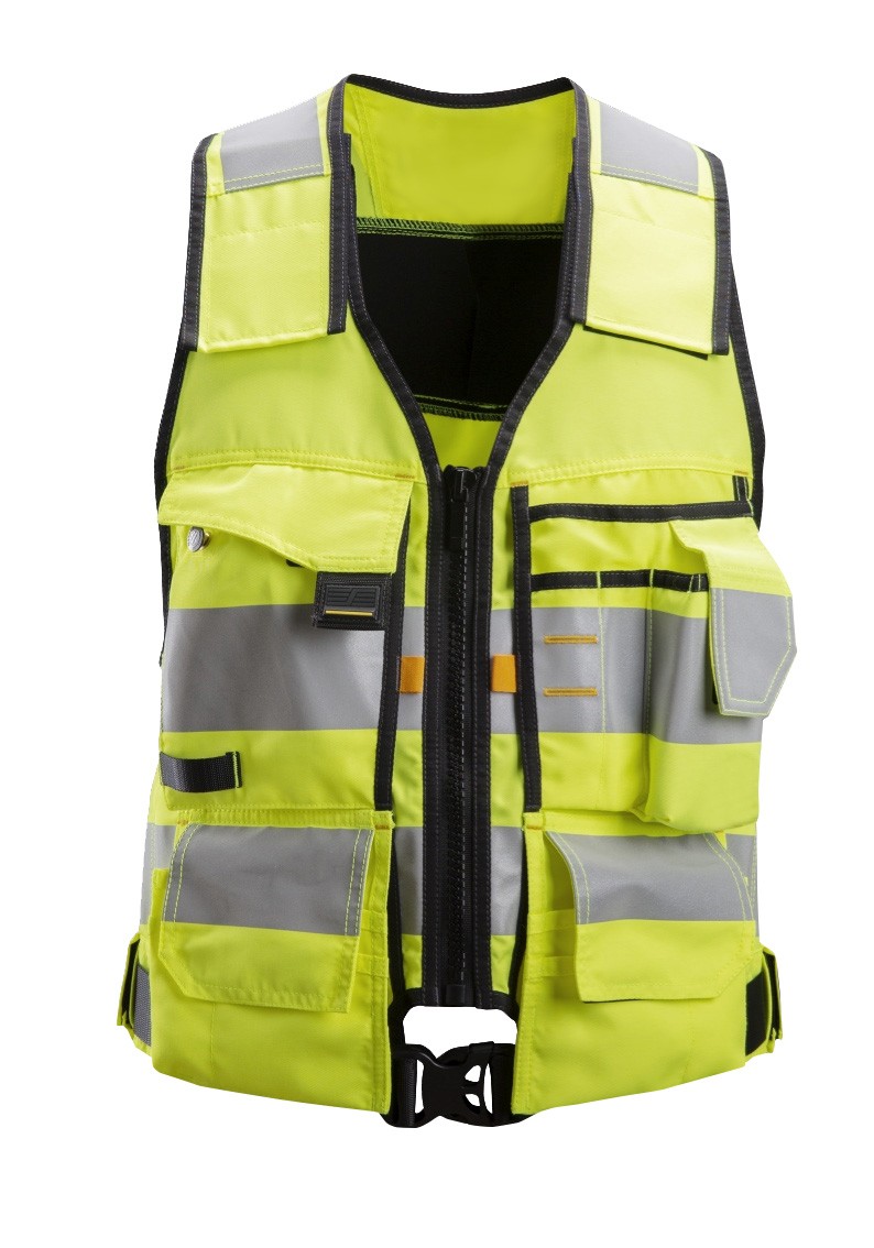 GILET MULTIPOCHES HAUTE VISIBILITE EN ISO 20471 Classe 1